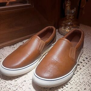 Cat & Jack Brown Kids Slip-On Loafers